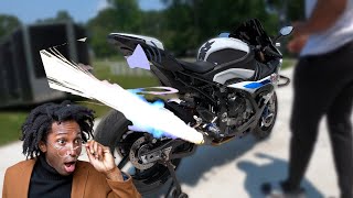 2023 BMW S1000RR/M1000RR Arrow Competition Low Titanium Exhaust System Install