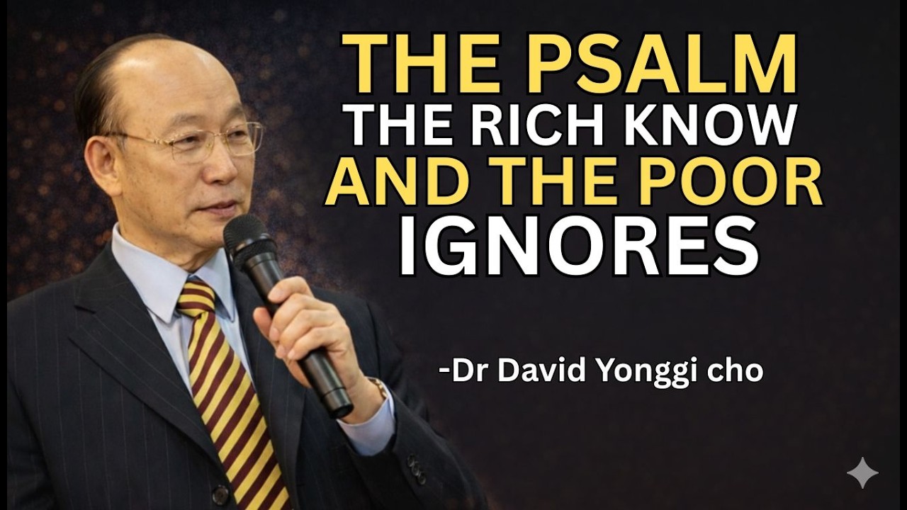 This One Psalm Destroys the Spirit of Poverty in Just 24 Hours | Dr. David Yonggi Cho