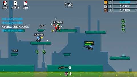 2D Multiplayer Action Game  | Casual Games | Unity Games