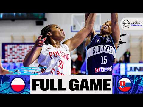 LIVE - Poland v Slovakia | FIBA Women's EuroBasket 2027 Qualifiers | First Round