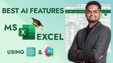 Top 5 AI features in MS Excel: Analyze Data in Excel with ChatGPT | Be10x