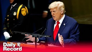 Donald Trump attacks London mayor in UN address as he claims Europe is being 'invaded'