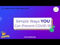 Simple Ways You Can Prevent COVID-19