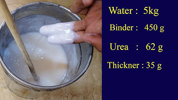 Printing paste for Screen Print preparation Step by Step | Screen printing paste