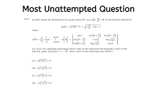 Best Function Question of JEE Advanced 2022 Paper 1 | Revision Problem 7