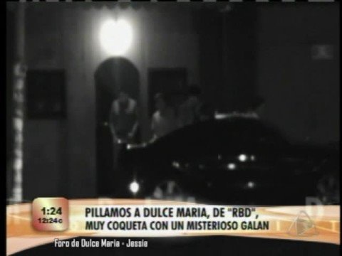 Dulce Maria con misterioso galan