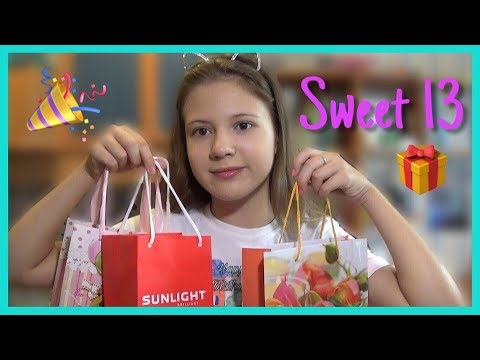 Sweet 13/Подарки на день рождения 2017
