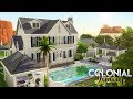 STRANGERVILLE GIVEAWAY + COLONIAL LUXURY | Base + Strangerville Only | The Sims 4 Speed Build