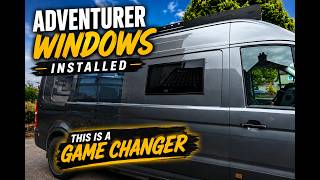 I Cut Two Huge Holes in My VW Crafter! | Adventurer Window Installation