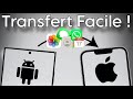 Comment TRANSFÉRER des DONNÉES d’Android vers iOS