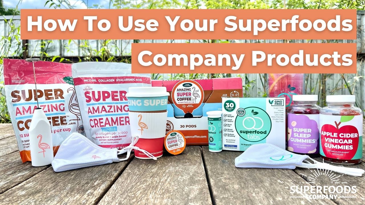 How to Use Superfoods Company Products YouTube