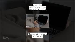 A little screen replacement comp #vfx #compositor