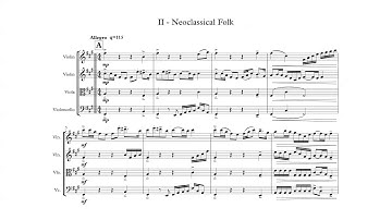 String Quartet No.1, Mov.2: Neoclassical Folk
