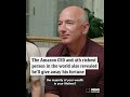 Jeff Bezos tells families to not buy new cars and TVs