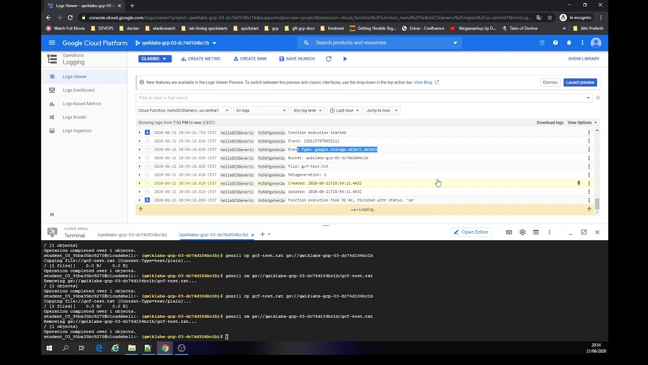 Google Cloud Platform: Cloud Functions Trigger - YouTube