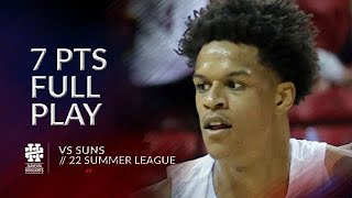 Shareef O'Neal 7 pts Full Play vs Suns 2022 Summer League