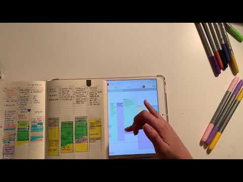 [Vlog] 미국유학생 / 스케쥴 관리 / 시간관리 / 윈키아 / 플래너 / 아이캘린더