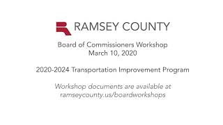 Board Workshop - 2020-20204 Transportation Improvement Program