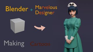 Creating a 3d cartoon character for animation in Blender. Creating a 3d cartoon character for animation in Blender.