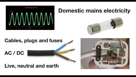 Live, neutral, earth, plugs, fuses and circuit breakers, mains electricity explained: fizzics.org