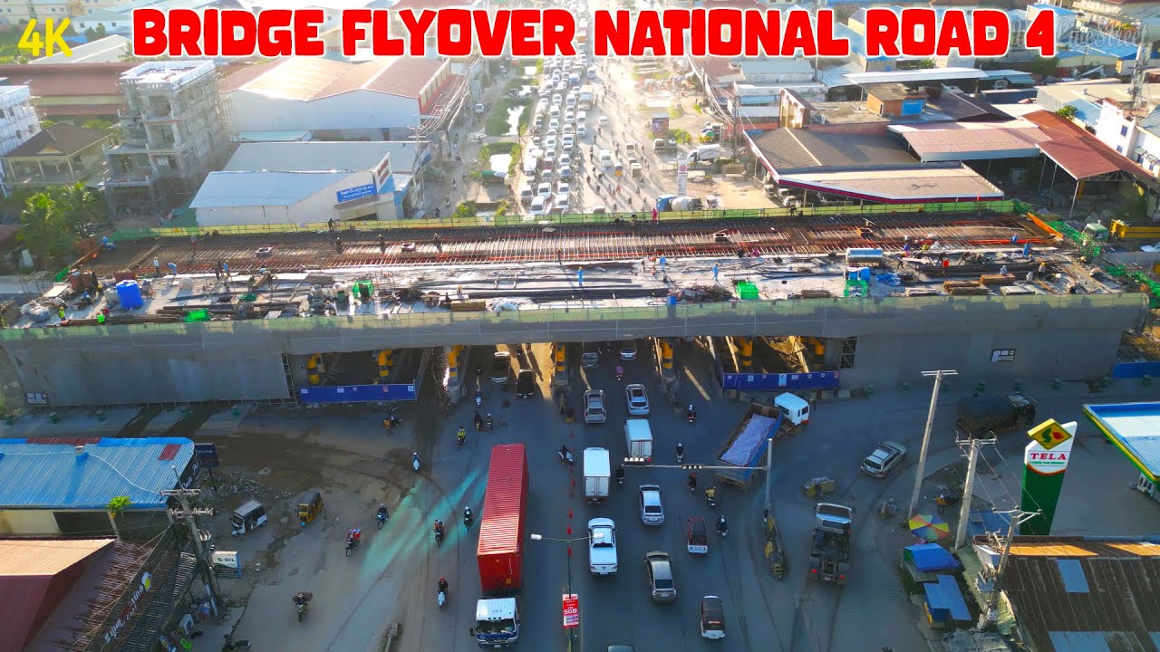 New Flyover Bridge Road 4 And 3rd Ring Road City Construction Site ...