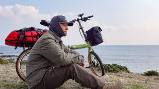 A 240km bike trip by minibelo [One round in Jeju Island, Korea]