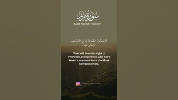 سورة مريم87-85