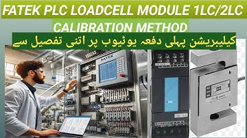 Fatek plc load cell Module 1LC/2LC calibration Method #loadcell
