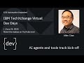 AI agents and tools track kickoff