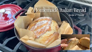 The Ultimate Easy Italian Bread Recipe | Tutorial, Tips