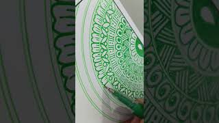 Easy Mandala pattern for beginners ✨#art #mandalaart #drawing