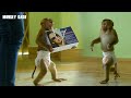 Smart Monkey Kako Carry Bag Walking To Sit On Chair Wait Mom Cut His Nails