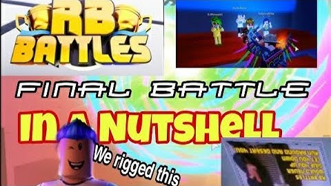 ROBLOX RB Battles Final Battle In a Nutshell