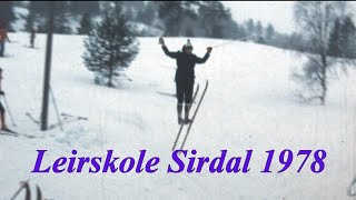 Leirskoletur til Sirdal 1978