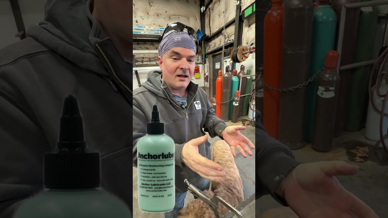 It’s anchorlube or nothing around here! The best drill and tap lube on the market!