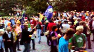 Gegen Stuttgart 21 - Menschenkette. Es Waren Viele Sehr Viele .Mp4