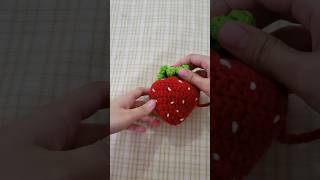 strawberry pouch tutorial in my channel♡