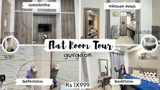 Software Engineer Flat in Gurgaon🏡|Flat Life | My Room Tour👀|Gurgaon Flat Rent|