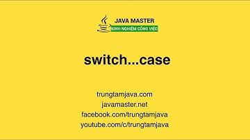 JavaScript 06 - Câu điều kiện switch case - Trung Tâm Java Master