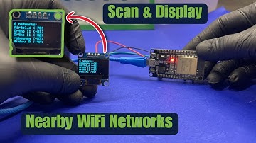 Scan & Display Nearby WiFi Networks | WiFi Scanner with ESP32 &OLED Display