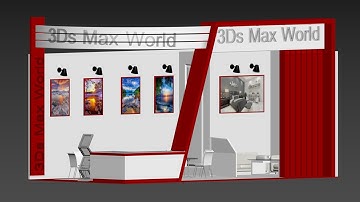 3Ds Max Tutorial (Hindi) [Stall Modeling Design Vray Render + Photoshop (Part 12)]