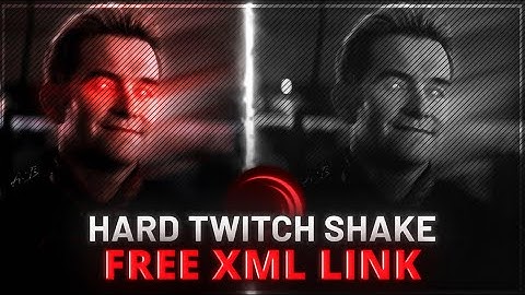 Hard Twitch Halftone Shake Like AE on Alight Motion | (+ Preset XML link)