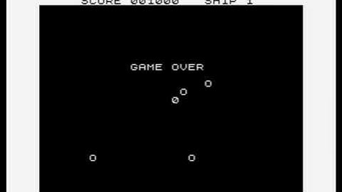 QS Asteroids by Quicksilva (ZX81)