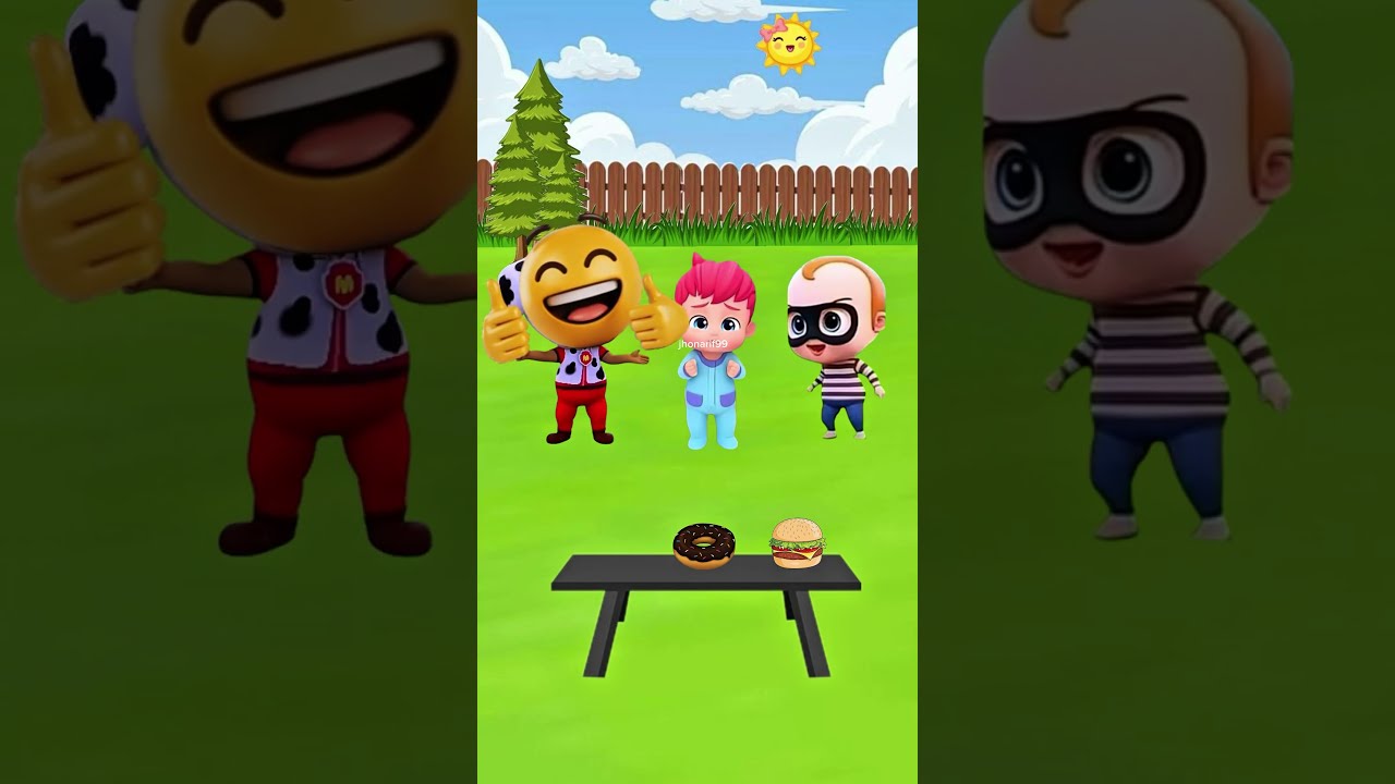 The Burger Has Been Stolen Shorts Funny Animation Cartoon