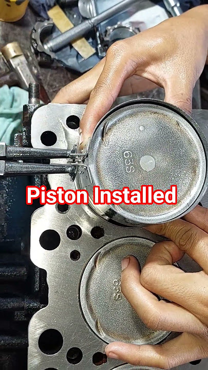 PISTON SET INSTALLATION @carsclingtv #carsclingtv