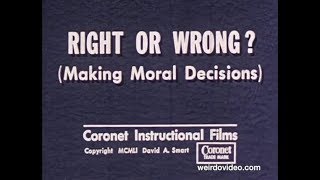 Right or Wrong? (Making Moral Decisions) - 1956