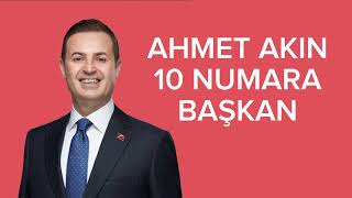 Ahmet Akın 10 Numara Başkan Seçim Şarkısı. Resimi