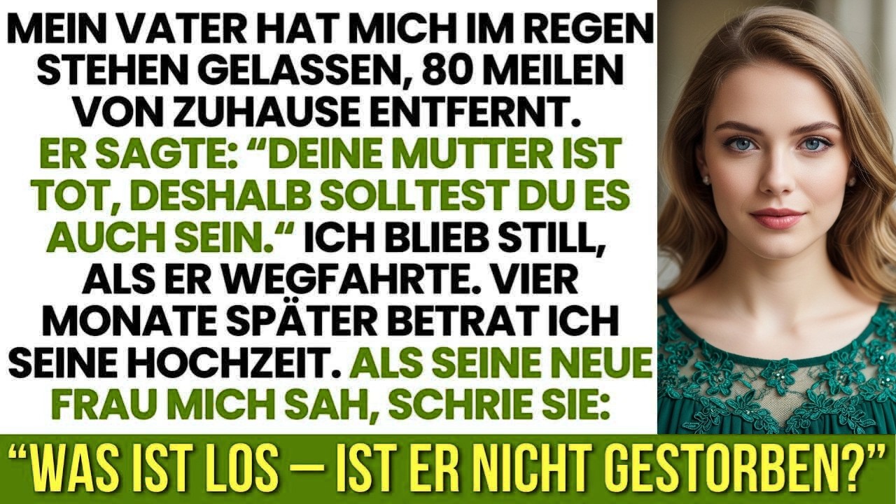 Mein Vater ließ mich im Regen zurück – das Ende brachte ihn und seine Geliebte zum Weinen
