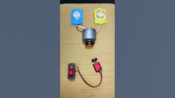 Generate High Electricity Using Mini DC Motor _ DC Motor #dcmotor #tech #shorts