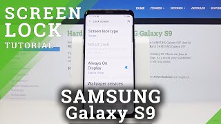How to Change Lock Method in SAMSUNG Galaxy S9 – Lock Screen Settings screenshot 3